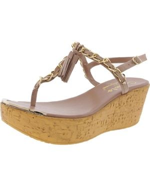 Callisto Bhfo Chain Manmade Platform Heels - Metallic