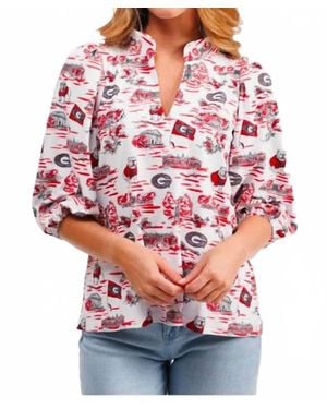 Smith & Quinn Eliza Top - Red