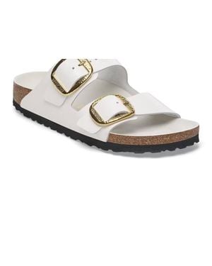 Birkenstock Arizona Hammered Big Buckle - White