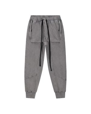 Thom Krom Washed Sweatpants With Zip Pockets - Gray