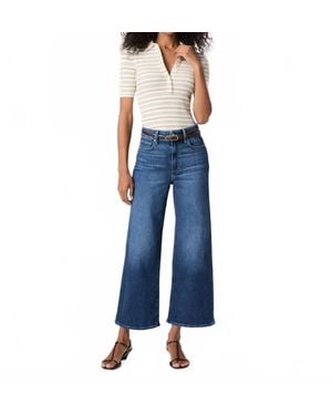 PAIGE Anessa Wide Leg Jean - Blue