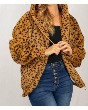 White Birch Dalmatian Print Jacket - Blue