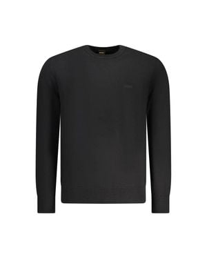 BOSS Cotton Sweater - Black