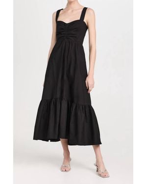 A.L.C. Lilah Cotton Midi Dress - Black