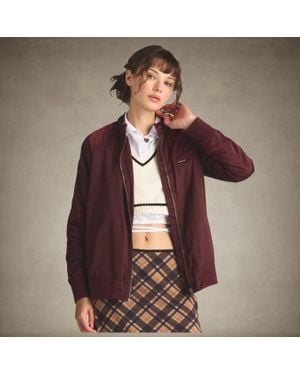 Members Only Satin Bomber Jacket - Red