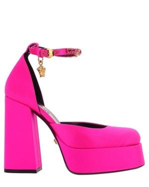 Versace Medusa Aevitas Platform Pumps - Pink