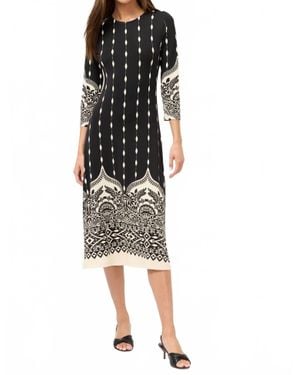 Johnny Was Bellamy Midi Dress - Black