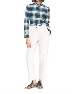 Vilagallo Tiffany Corduroy Striahgt Leg Trouser - Blue