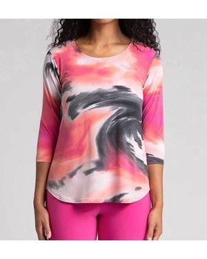Sympli Go To Relax T Shirt - Pink