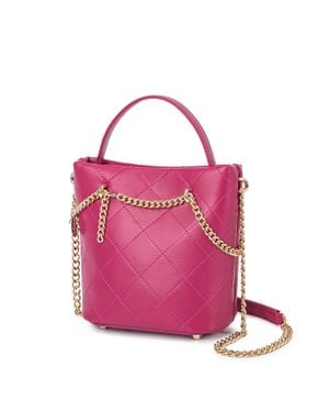 MKF Damaris Mini Shoulder Medium Handbag By Mia K - Pink