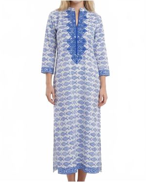 Ro's Garden Clorinda Kurta Dress - Blue