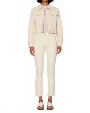 DL1961 Mara Straight Mid Rise Instasculpt Ankle Jean - Natural