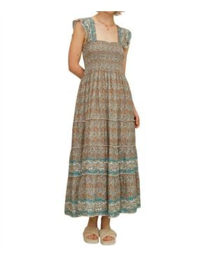 M.A.B.E Jaci Maxi Dress - Green