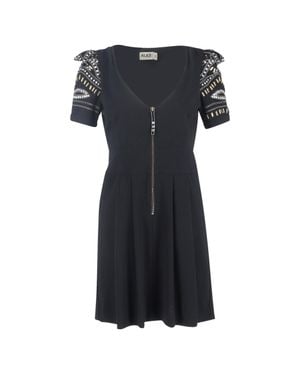 Temperley London Alice Temperley Ghana Puff Sleeve Mini Dress - Black