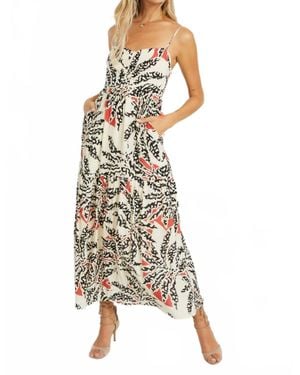 Caballero Marigold Dress - White