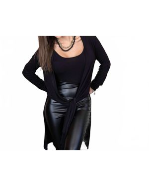BijouRocks Bamboo Cardigan - Black