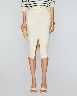 Veronica Beard Breves Midi Skirt - Natural