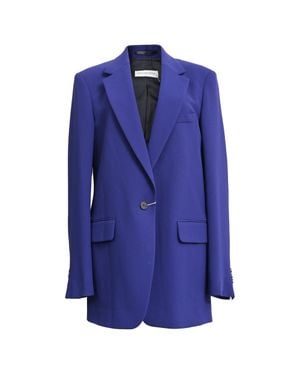 Dries Van Noten Single-Breasted Blazer - Blue