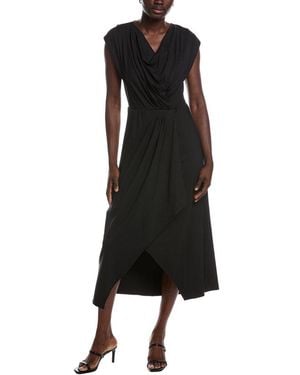 BOSS Boss Elena Pleated Midi Dress - Black