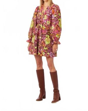 Marie Oliver Umbra Mini Dress - Red