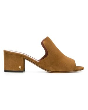 Bally Janisse 6221095 Cowboy Kid Suede Sandals - Brown
