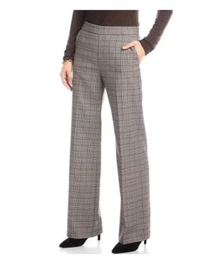 Karen Kane Straight Leg Pants - Gray