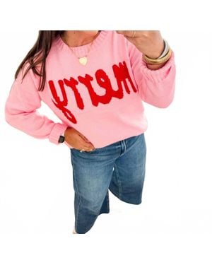 Panache Apparel Merry Sweater - Red