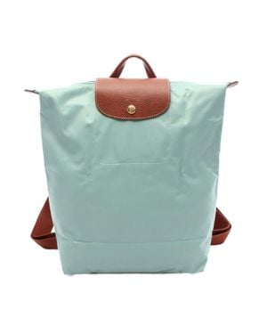 Longchamp Le Pliage Original M Backpack Canvas Leather - Green