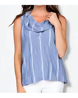 Liv by Habitat Stripe A Pose Sleeveless Cowl Top - Blue