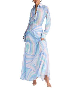 Emma way Maxi Dress - Blue