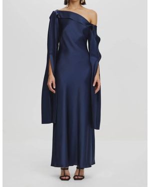Acler Linhope Maxi Dress - Blue