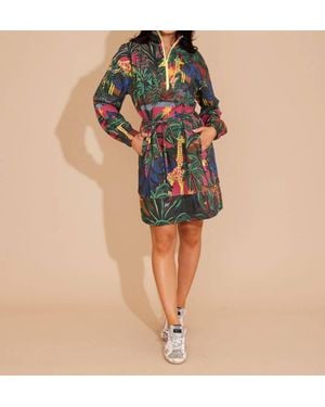 Alden Adair Logan Mini Dress - Blue