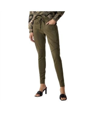 Summum Boot Cut Punto Milano Pants - Green