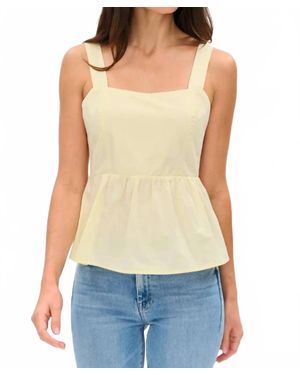 Six Fifty Vienna Poplin Shirting Tank - Blue