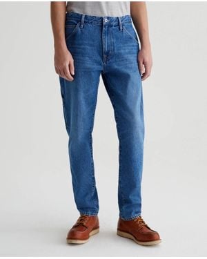 AG Jeans Ag Wells Carpenter Jeans Denim Wash Tapered Leg Frog485 - Blue