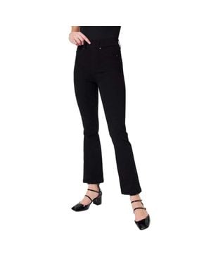Spanx Kick Flare Denim Jeans, Clean, L - Black