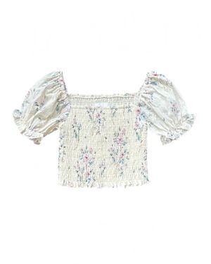 Summer Loving Girl's Eden Top - White