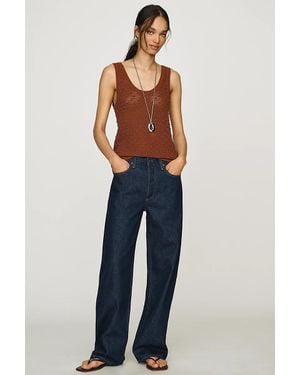 Agolde Arc High-Rise Tapered Jeans - Blue