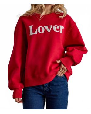 Wishlist Lover Ribbed Sweater - Red