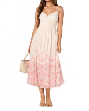 Astr Bellora Midi Dress - Pink