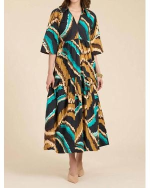tyler boe Cara Midi Dress - Blue