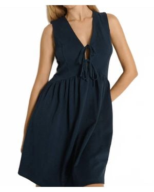 Nation Ltd Birdie Mini Dress - Blue