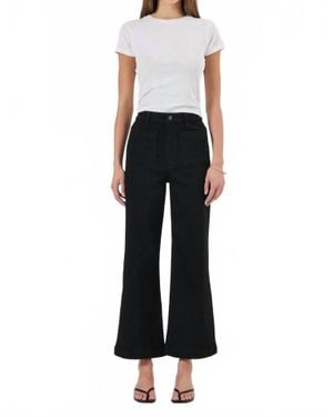Rolla's Sailor Ankle Flare Denim Jeans - Black