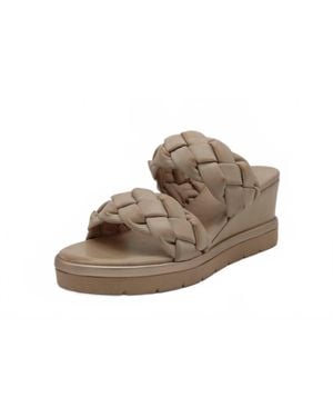 Exe' Ipanema Wedge Sandals - Brown