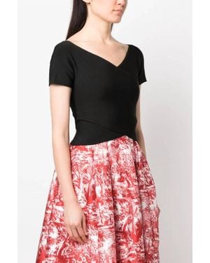 Philosophy Super-Stretch Knitted Top - Red