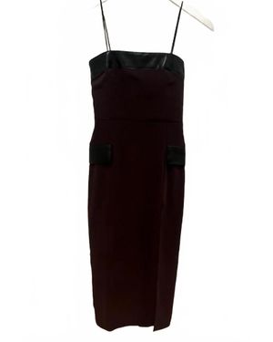 Amanda Uprichard Cassia Mini Dress - Black