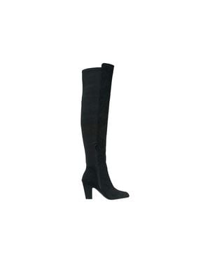 Chinese Laundry Canyons Boots Faux Suede Over The Knee Jobb556 - Black