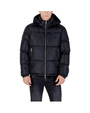 ARMANI EXCHANGE Blue Polyamide Coat
