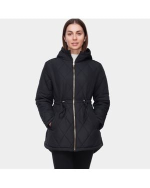 Rokka&Rolla Diamond Quilted Transitional Jacket - Blue