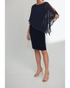 Joseph Ribkoff Layered Dress - Blue
